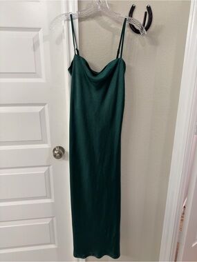 Billy J Emerald Green Slip Maxi Dress